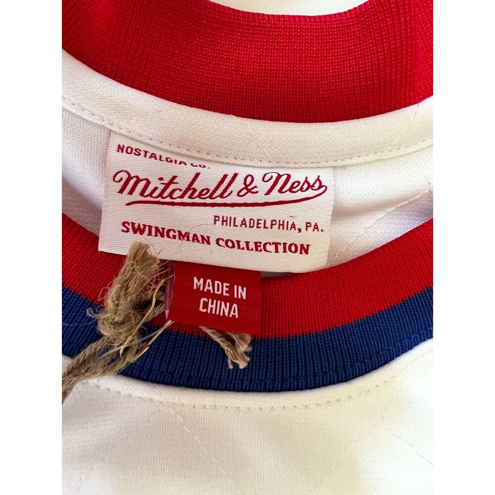Mitchell & Ness New Jersey Nets Jersey Mens Drazen Petrovic NBA Swingman Size L - Picture 4 of 9